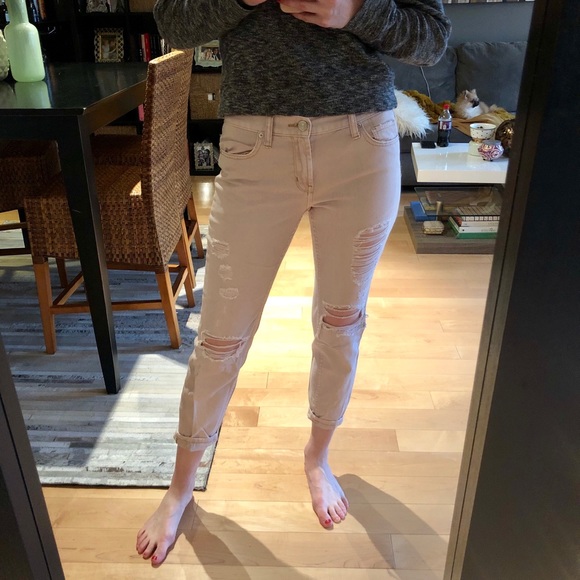 Urban Outfitters Denim - BDG • Blush Ripped Jeans